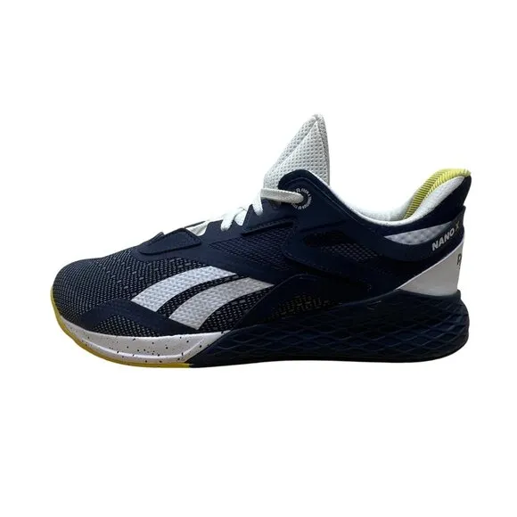 Reebok Men Navy/White Metasplit Sole Ropepro Nano X Training Shoes Size 10.5