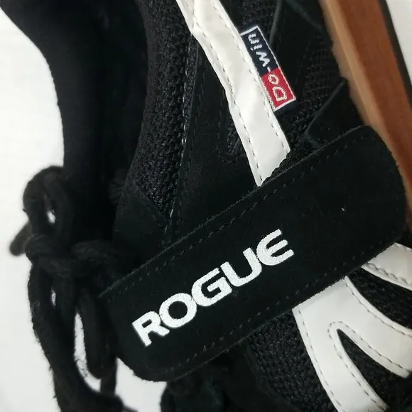 ROGUE Do-Win Classic Lifter Black w/ White Lifting Shoes Men's Size 7.5 W 9