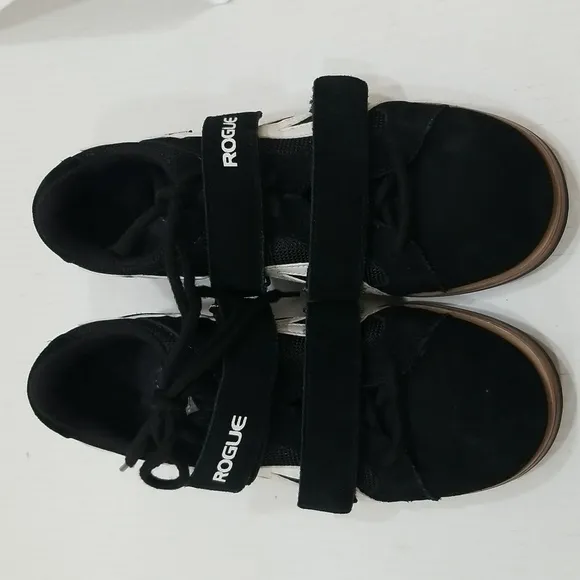 ROGUE Do-Win Classic Lifter Black w/ White Lifting Shoes Men's Size 7.5 W 9