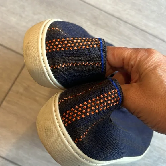Rothy's Marino Navy Slip-On sneaker casual knit Shoes size 11