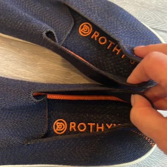 Rothy's Marino Navy Slip-On sneaker casual knit Shoes size 11