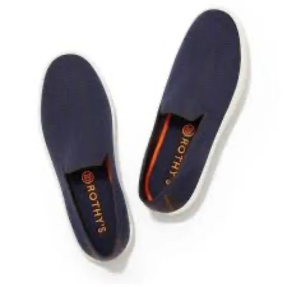 Rothy's Marino Navy Slip-On sneaker casual knit Shoes size 11