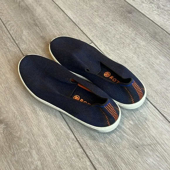 Rothy's Marino Navy Slip-On sneaker casual knit Shoes size 11