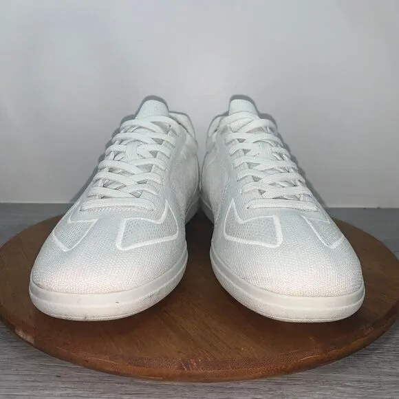 Rothy's Men's Size 11 White The RS01 Sneaker Lake Up Shoes Comfort Knit Athletic