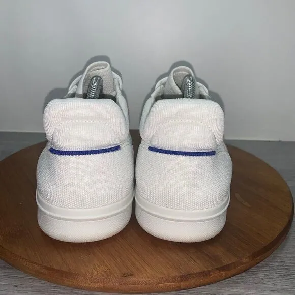 Rothy's Men's Size 11 White The RS01 Sneaker Lake Up Shoes Comfort Knit Athletic