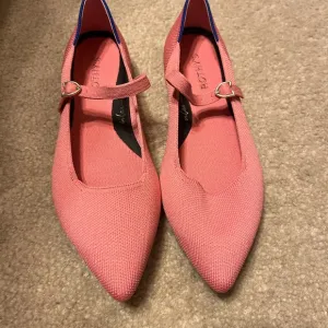 Rothy's Pink Mary Jane pointed toe Flats