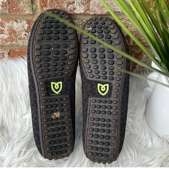 Rothy's The Driver Espresso Spot Knit Loafers Comfort Shoes Women's US 7 EU37.5