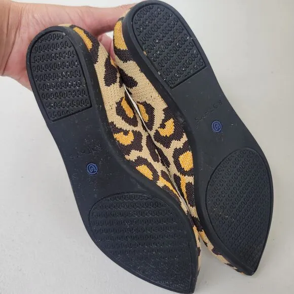 Rothy’s The Point in Big Cat Women’s Size 7 Slip-on Washable Comfort Ballet Flat