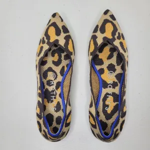 Rothy’s The Point in Big Cat Women’s Size 7 Slip-on Washable Comfort Ballet Flat
