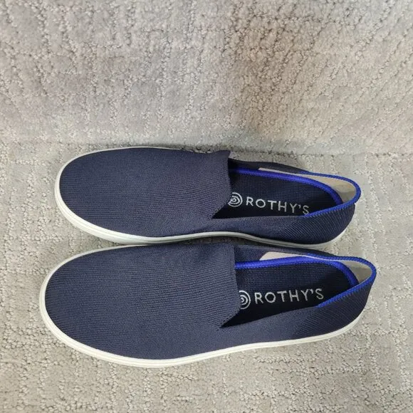 Rothy's The Sneaker Maritime Navy Slip On Comfort Shoes Women's Size US 6, 7