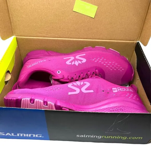 Salming Running &amp; Training Shoes Womens Enroute 3 Fitness Athletic Pink SZ 10.5