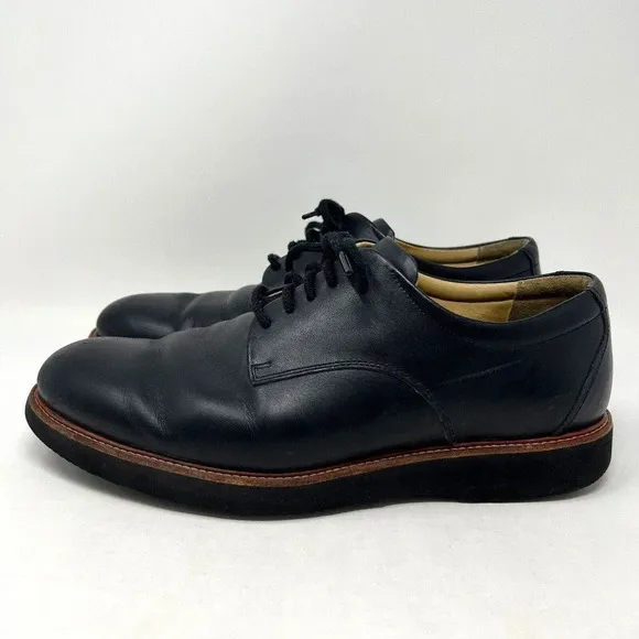 Samuel Hubbard Rainy Day Founder Oxford Black Leather Lace Up Men’s Size 10