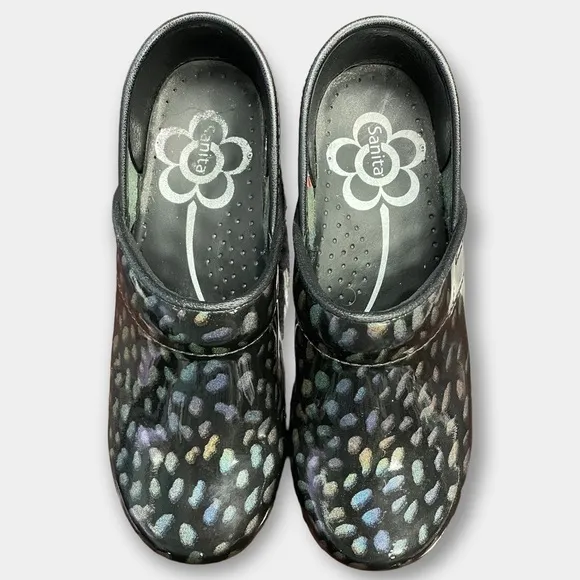 Sanita Women's Smart Step Mules Prism Size 36 US Size 5.5
