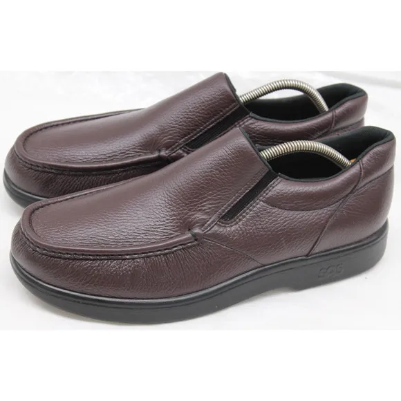 SAS Side Gore Brown 12.5(S) Slim Men's Shoes Loafer Brand New $235 MSRP