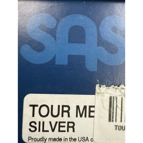 Sas Tour Mesh Womens Shoes Size 8 Wide White Silver Comfort Athletic Sneakers