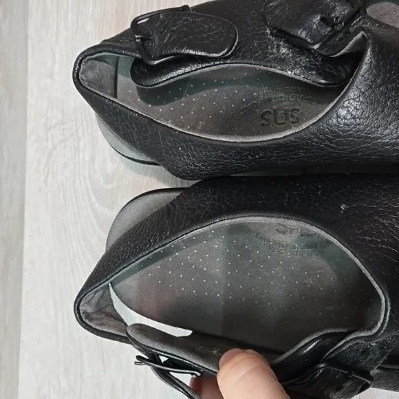 SAS Women Tripad Cozy Comfort Platform Leather Sandals shoes sz 8M