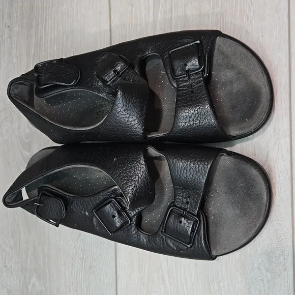 SAS Women Tripad Cozy Comfort Platform Leather Sandals shoes sz 8M