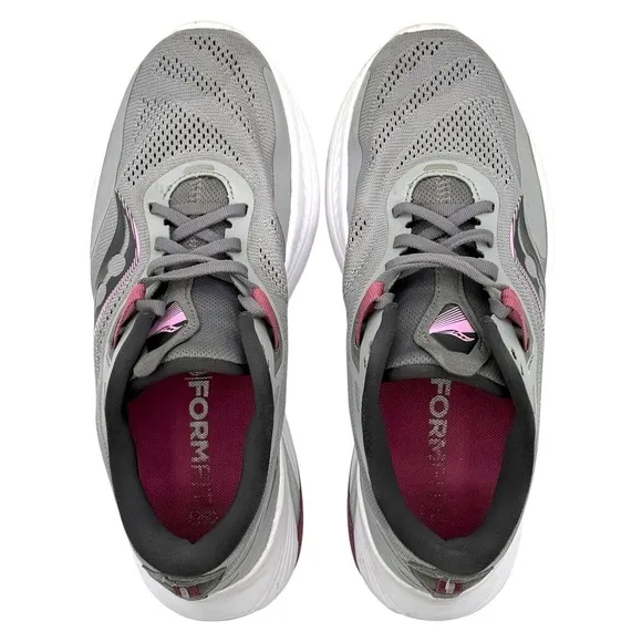 Saucony Women's Guide 15 Alloy Quartz Size 8 Wide Running Shoe Casual Comfy Gym