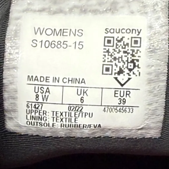 Saucony Women's Guide 15 Alloy Quartz Size 8 Wide Running Shoe Casual Comfy Gym