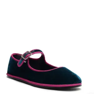 Schutz Clarissa Velvet Flat
