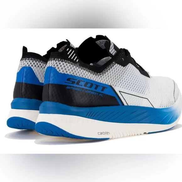 Scott Speed Carbon RC Mens Performance Running Shoes White Fitness Race/ 12.5