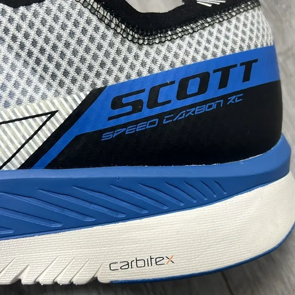 Scott Speed Carbon RC Mens Performance Running Shoes White Fitness Race/ 12.5
