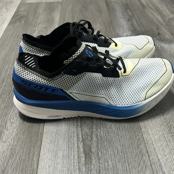 Scott Speed Carbon RC Mens Performance Running Shoes White Fitness Race/ 12.5