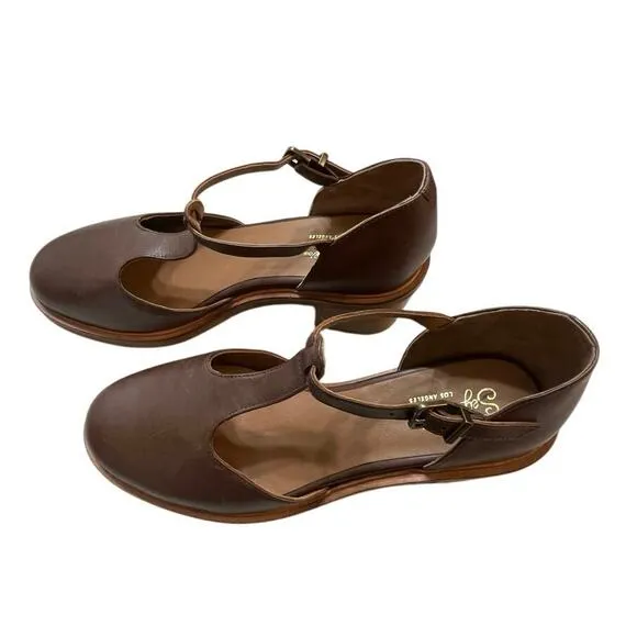 Seychelles Women’s Leather Soulmate Heels in Brown Size 10 New