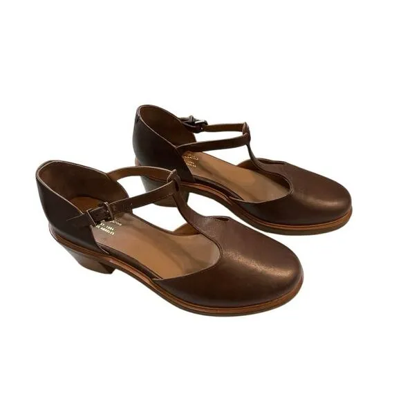 Seychelles Women’s Leather Soulmate Heels in Brown Size 10 New