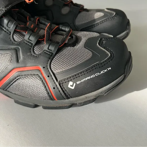 Shimano Click'R CT70 Bike Shoes Orange Black EU 45 11
