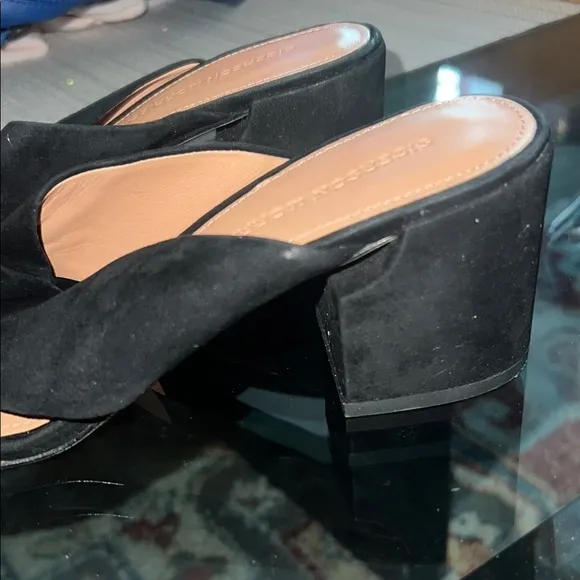 Sigerson Morrison Black suede Women's Shoes, size 8