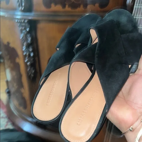 Sigerson Morrison Black suede Women's Shoes, size 8