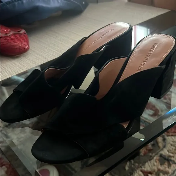Sigerson Morrison Black suede Women's Shoes, size 8