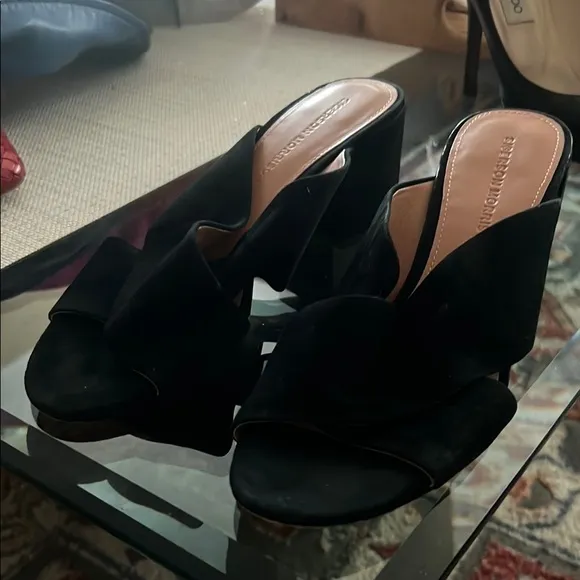 Sigerson Morrison Black suede Women's Shoes, size 8