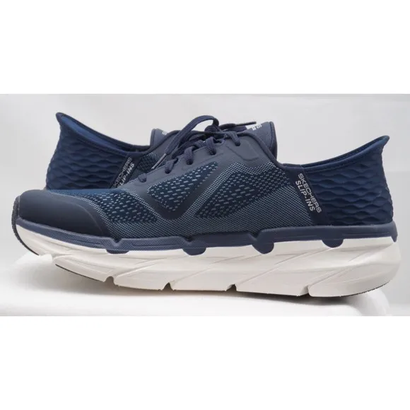Skechers Go Run Max Cushioning Premier Men Running Shoes Navy Sz 14 Extra Wide