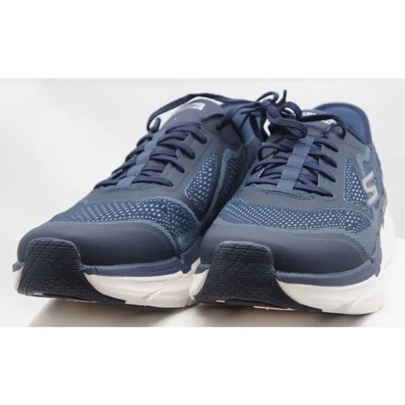 Skechers Go Run Max Cushioning Premier Men Running Shoes Navy Sz 14 Extra Wide