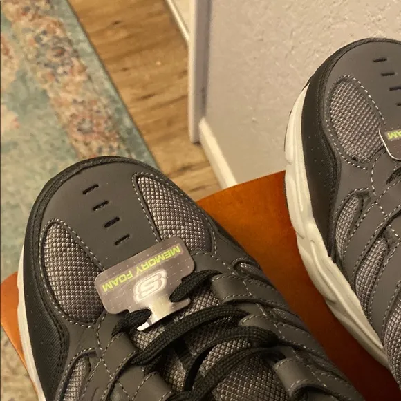 Skechers Men's Gray Memory Foam Shoes