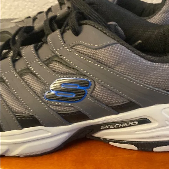 Skechers Men's Gray Memory Foam Shoes