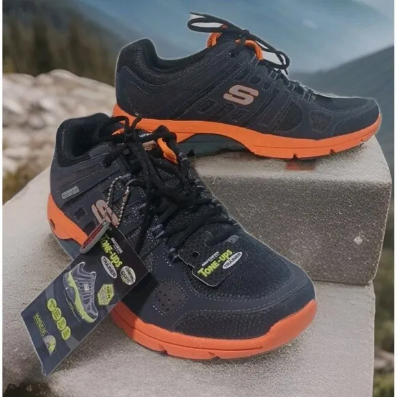 Skechers Men’s Size 9.5 Tone-Ups Trainer Kinetic Core 51510 Workout Shoes New