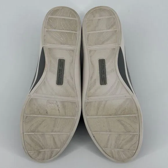 Skechers Women's Go Walk Arch Fit Slip-On Sneakers Size 12 Gray Comfort Shoes