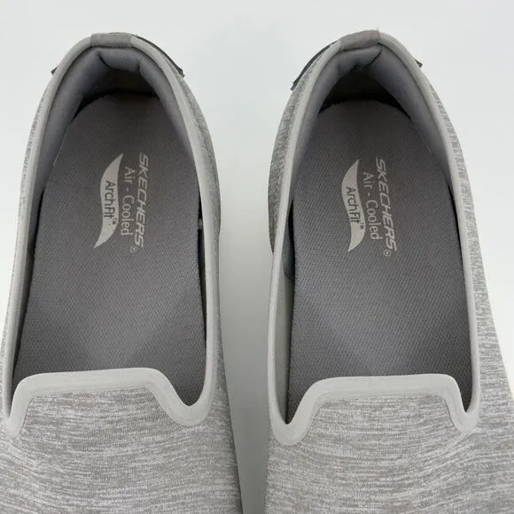 Skechers Women's Go Walk Arch Fit Slip-On Sneakers Size 12 Gray Comfort Shoes