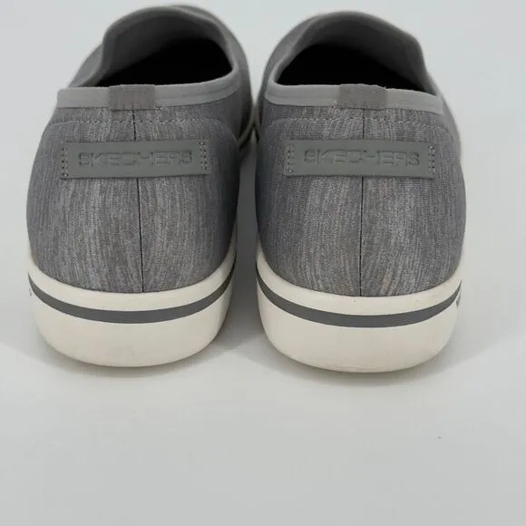 Skechers Women's Go Walk Arch Fit Slip-On Sneakers Size 12 Gray Comfort Shoes