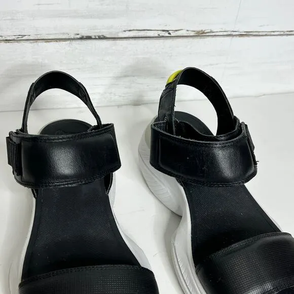 Sorel Explorer Blitz Stride Black Sandals Shoe Size 9