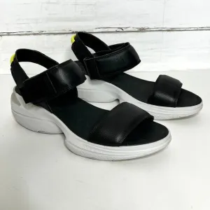 Sorel Explorer Blitz Stride Black Sandals Shoe Size 9