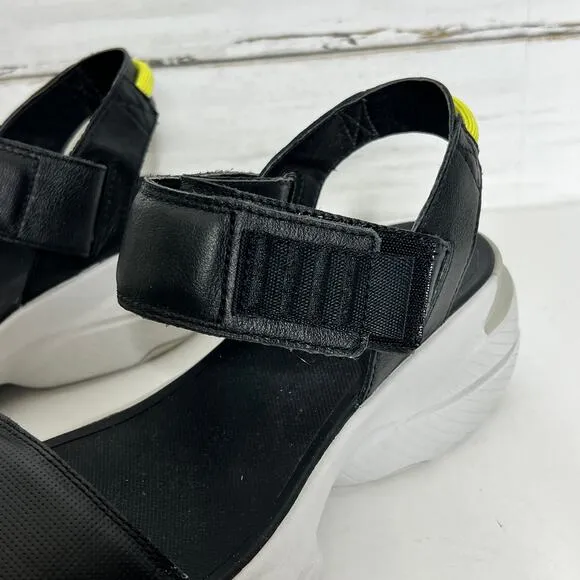 Sorel Explorer Blitz Stride Black Sandals Shoe Size 9