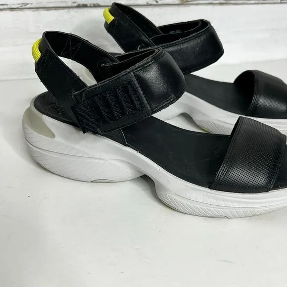 Sorel Explorer Blitz Stride Black Sandals Shoe Size 9