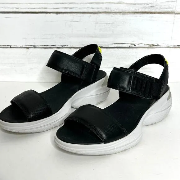 Sorel Explorer Blitz Stride Black Sandals Shoe Size 9
