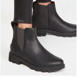 SOREL Women's Lennox Chelsea Rain Boot — Waterproof‎ Leather Boots, Women's 11