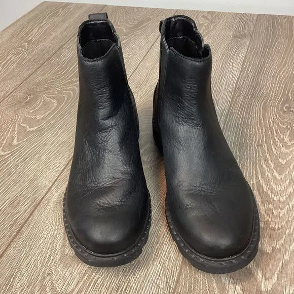 SOREL Women's Lennox Chelsea Rain Boot — Waterproof‎ Leather Boots, Women's 11