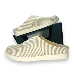 Spenco Santa Rose Orthopedic Mules &quot;Tan Stripe&quot; Women's 7D (Wide)